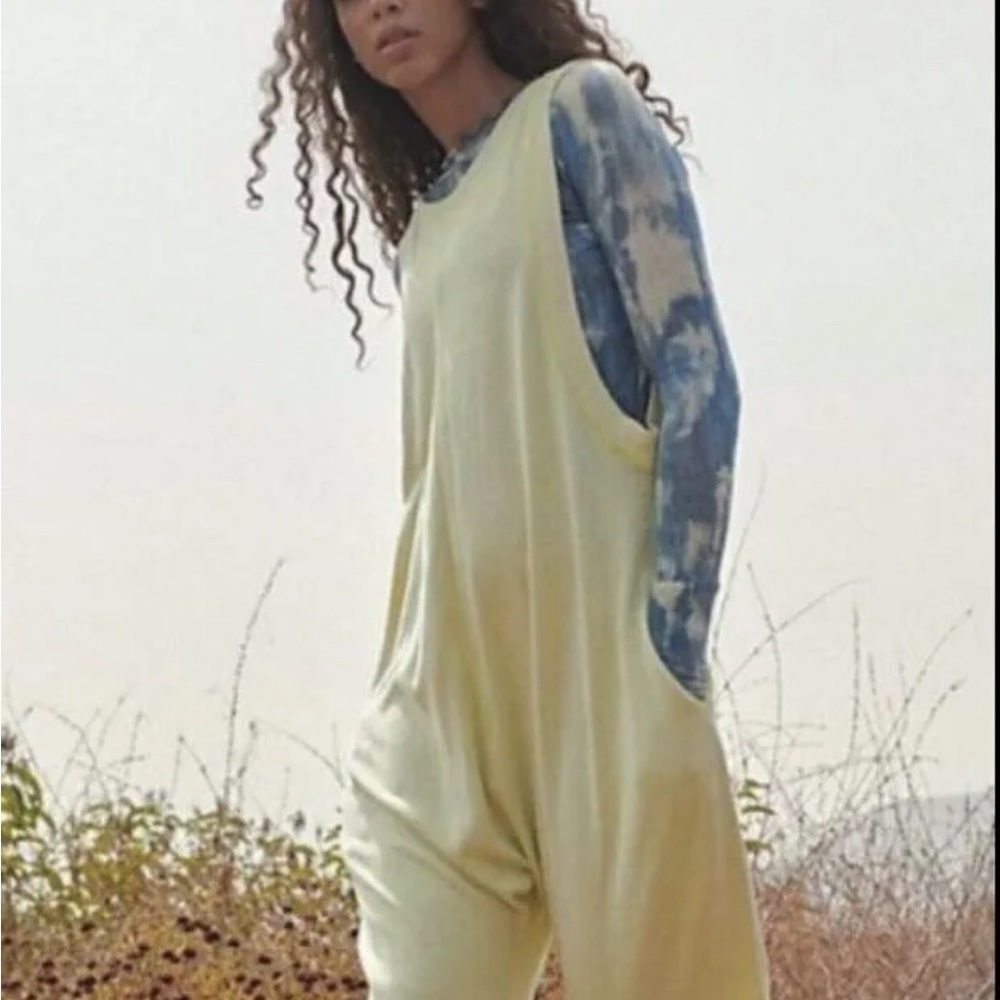 Free People Movement Riviera Lime One Piece Jumpsuit Size Small